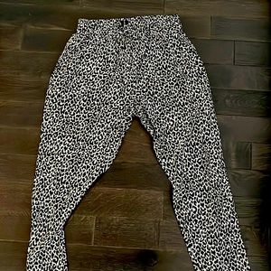 Theory silk pants with elastic waist